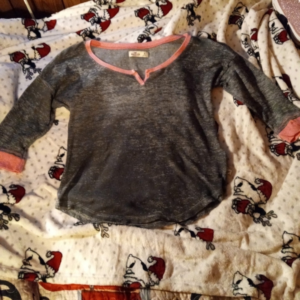 Hollister top 3/4 sleeves